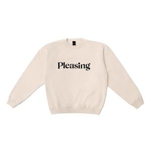 Pleasing Cream Crewneck Harry Styles